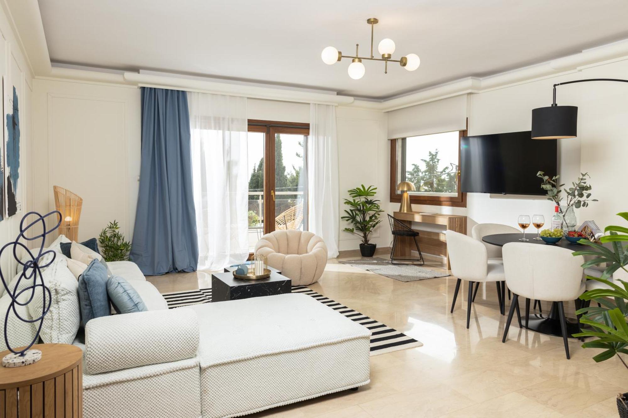 Champagne Sea View Apartment By Binobi! Солун Екстериор снимка